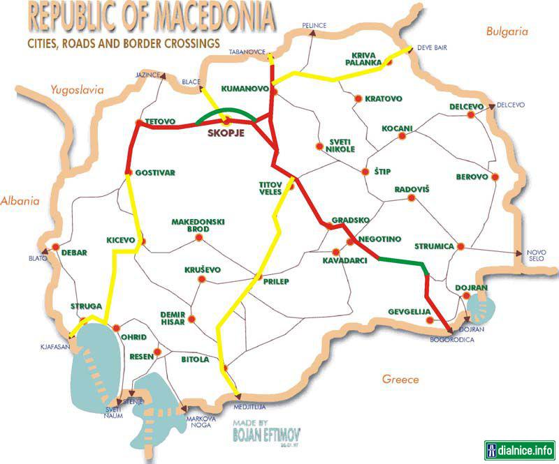 Diaľnice v Macedónsku