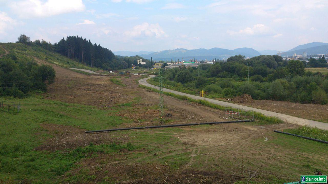 miesto buducej estakady - smer tunel Zilina