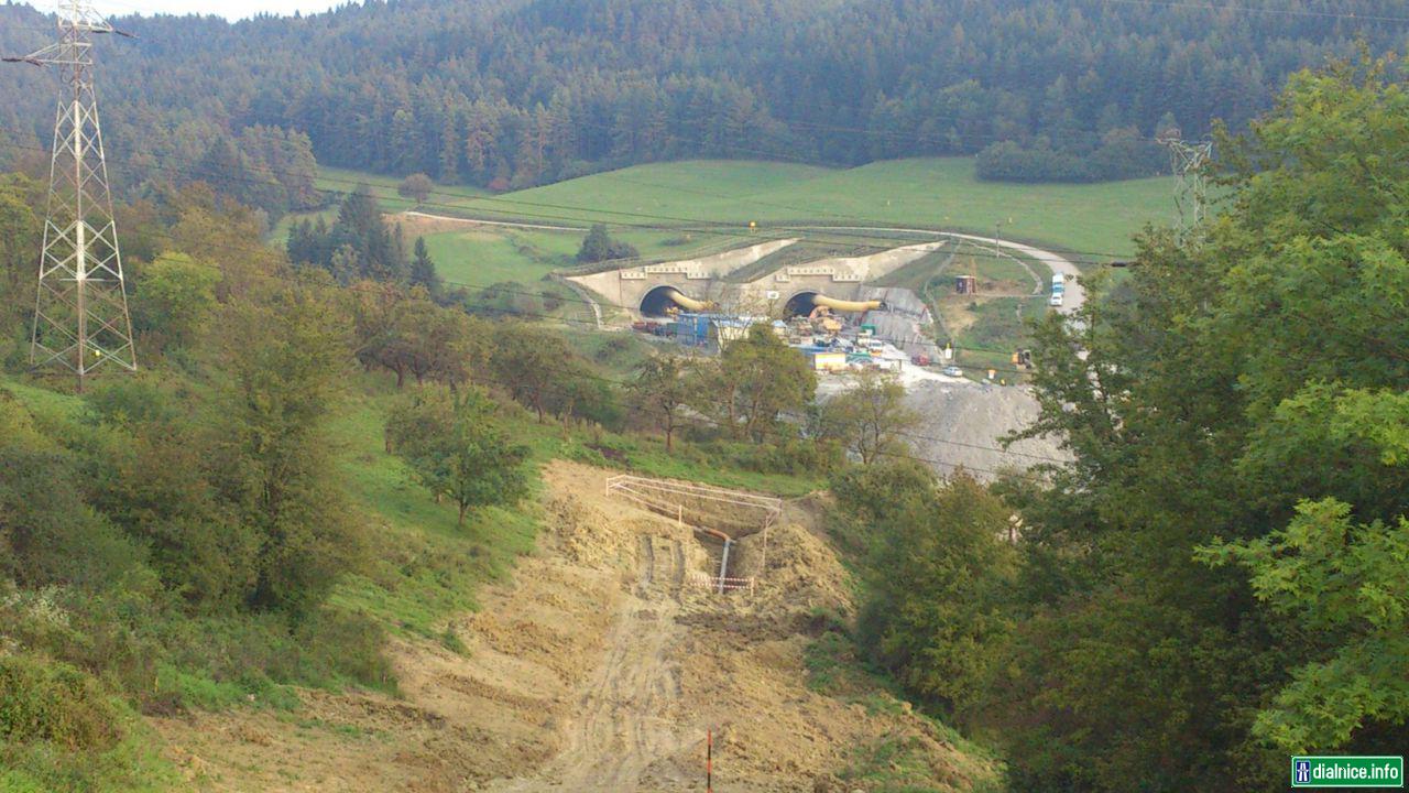 Tunel Ovčiarsko - západný portál 10.9.2014