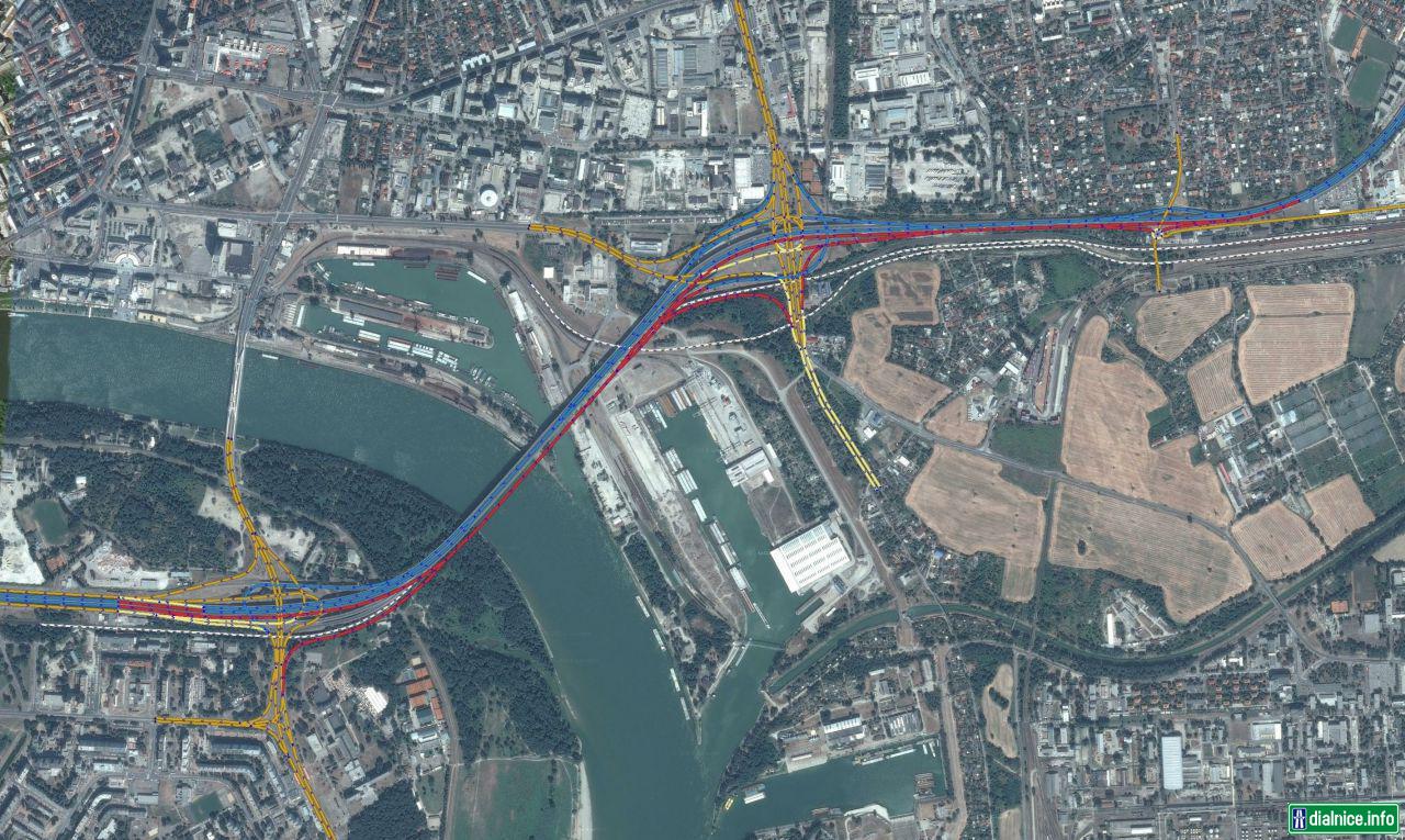 D1 Bratislava - Prístavný most 4+4