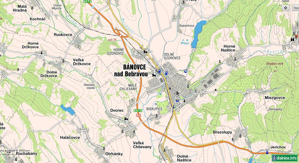 Nové a zmenené úseky v Hiking mape (zdroj: hiking.sk)