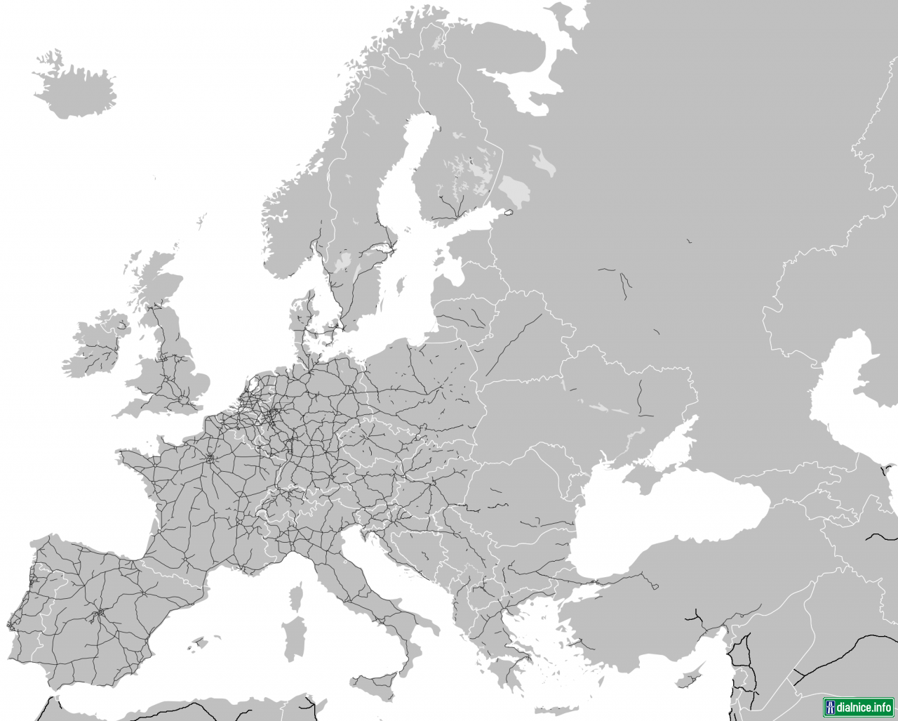 Sieť D/RC v Európe - December 2012