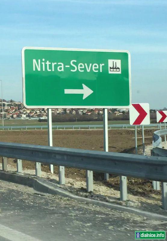 R1a - výjazd Nitra-Sever