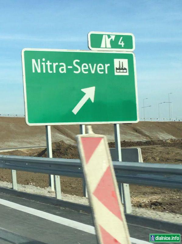 R1a - výjazd Nitra-Sever