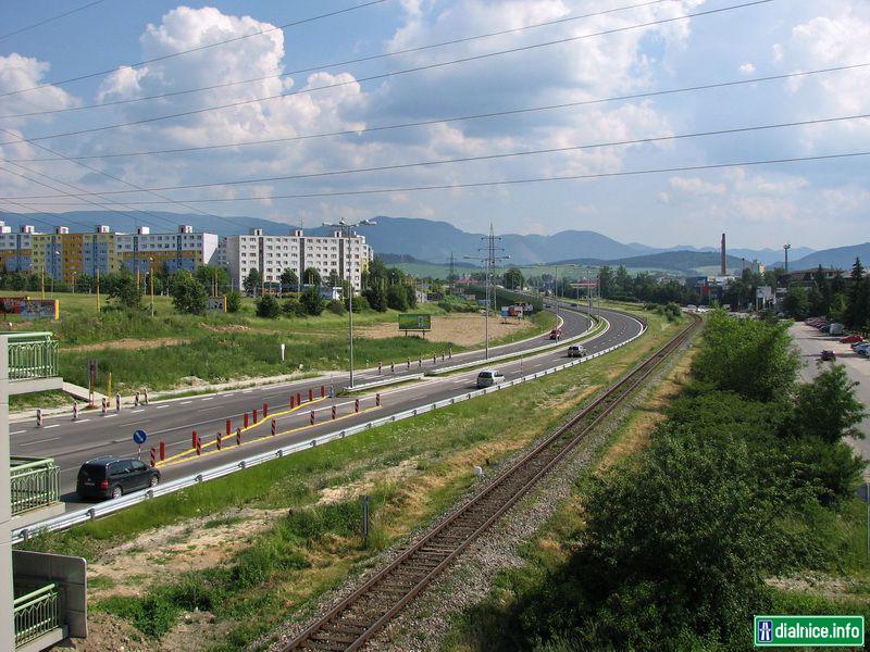 Úsek DP medzi križovatkami Váhostav a Solinky