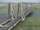 700m most (3+3) na S7 východný obchvat Krakowa - vizualizácia