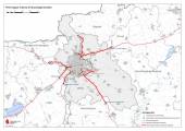 Úseky spoplatnene regionálnou e-známkou - Peštianska župa