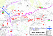 Bratislava - Senec Prehľadná mapa širších vzťahov