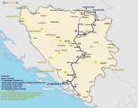 Sieť diaľnic a rýchlostných ciest v Bosne a Hercegovine - PLÁN