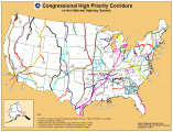 Hlavné cestné koridory v USA