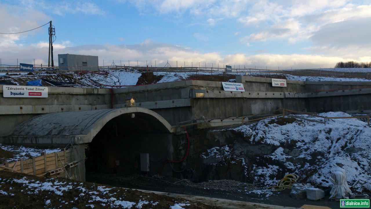 Tunel Žilina - západný portál