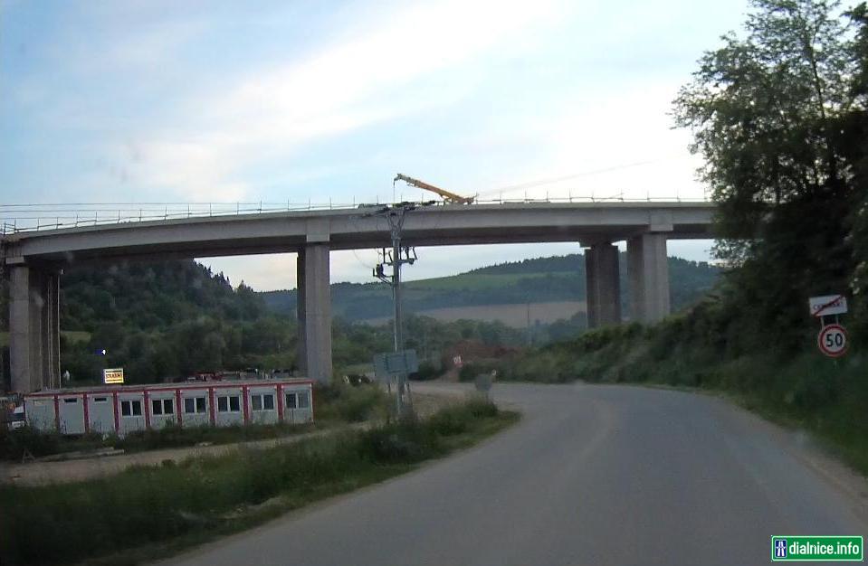 Most nad cestou Chmiňany - Križovany