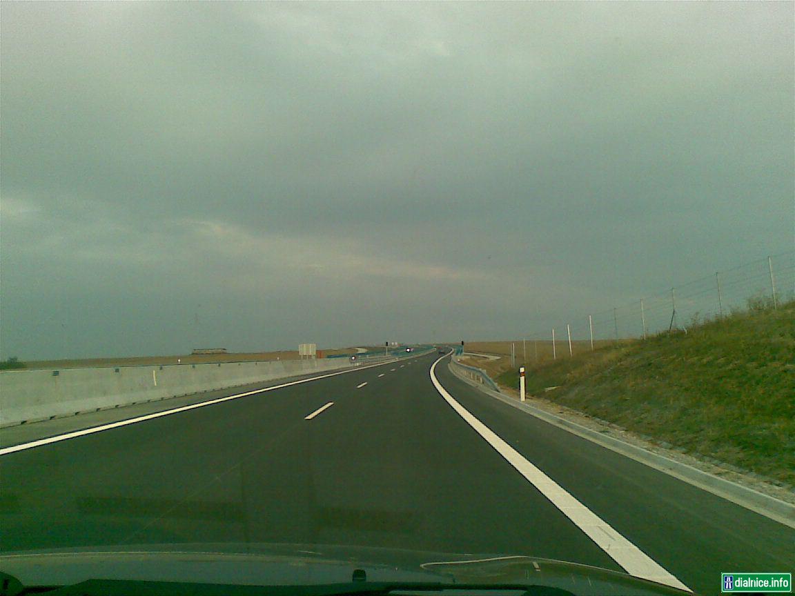 Prejazd po R1 od MÚK Nitra-východ smerom k MÚK Beladice