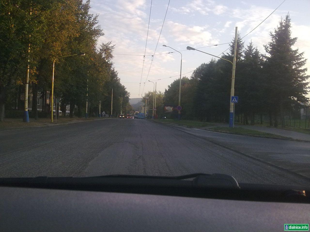 Volgogradská - odfrézovaný asfalt