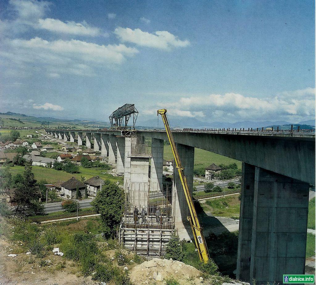 Výstavba mosta Podtureň