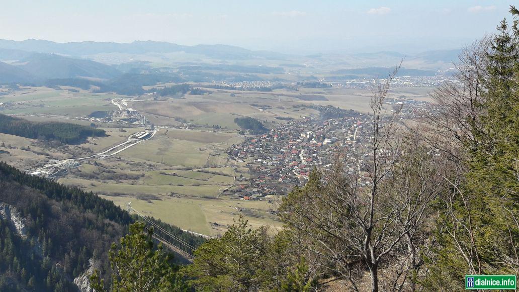 D1 pri ZP tunela Višňové 23.3.19, mosty 204 (nerozostavaný) a rozostavané 205 a 203