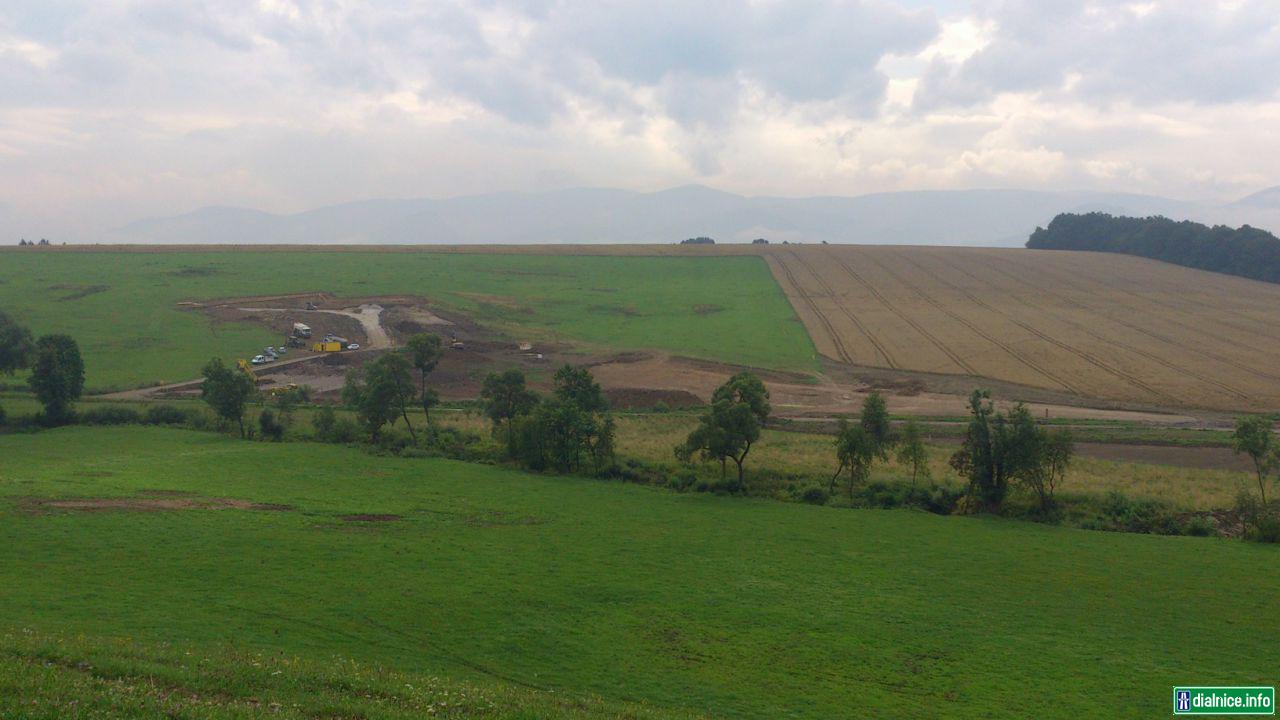 Tunel Zilina - práce na západnom portále 29.7.2014