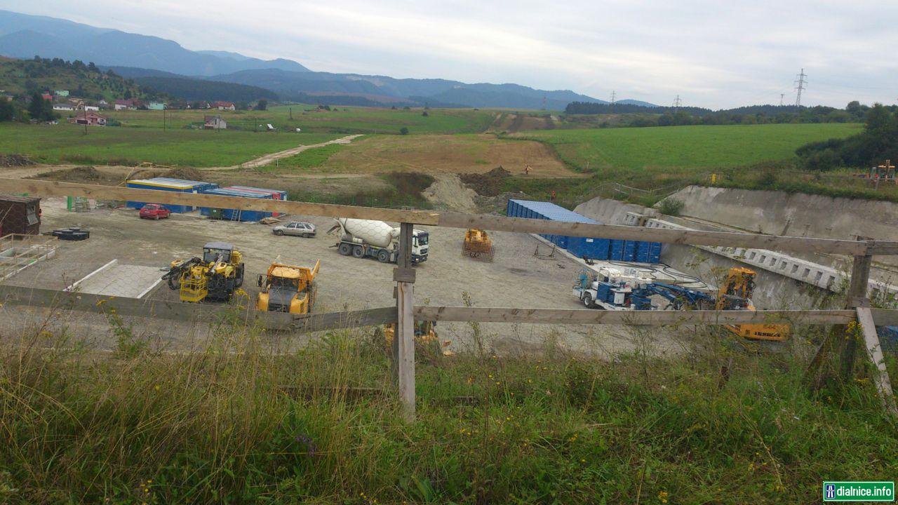 východný portál tunel Ovčiarsko 20.8.2014