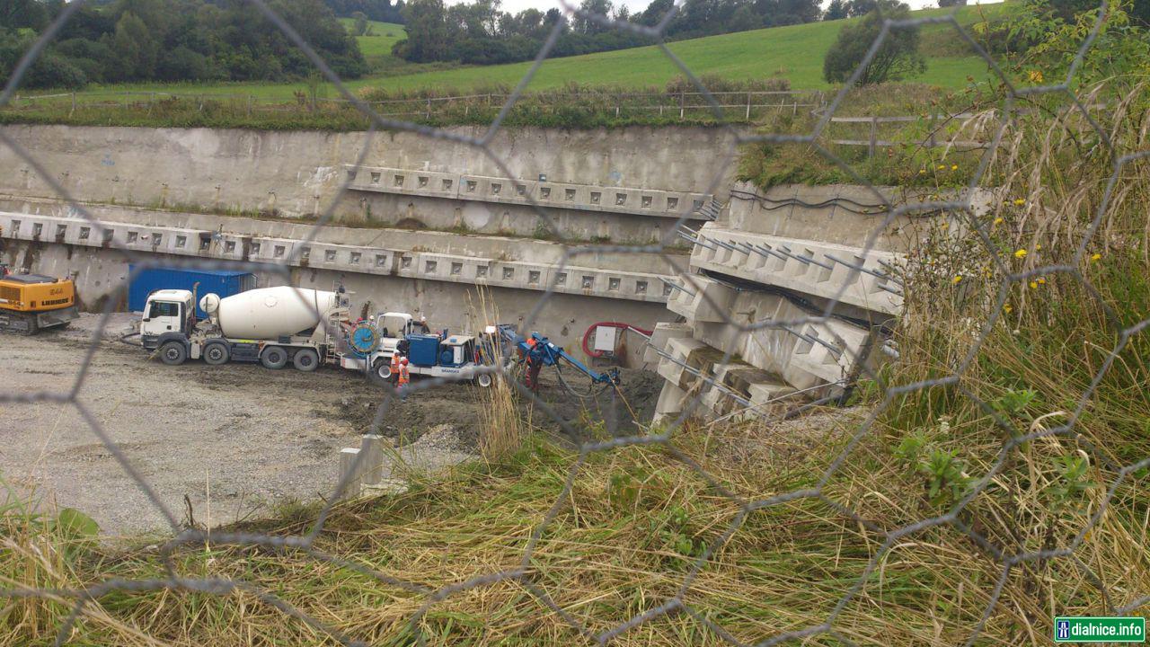 východný portál tunel Ovčiarsko 20.8.2014