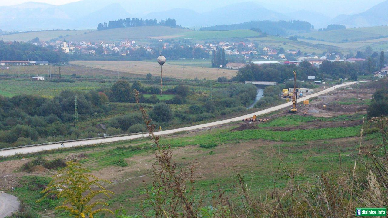 D1 - úsek pred východ.portálom tunelu Zilina 17.9.2014