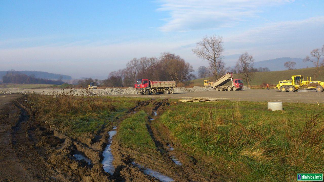 úsek pred západ.portálom tunelu Zilina