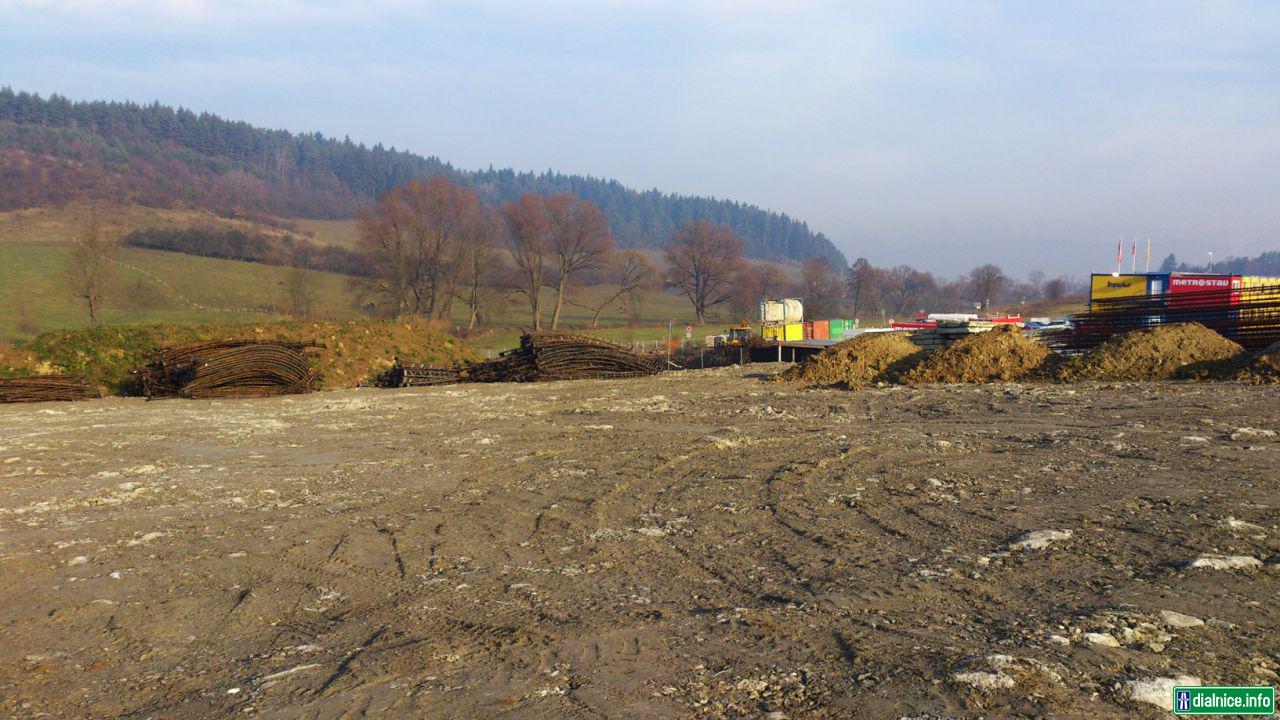 úsek pred západ.portálom tunelu Zilina