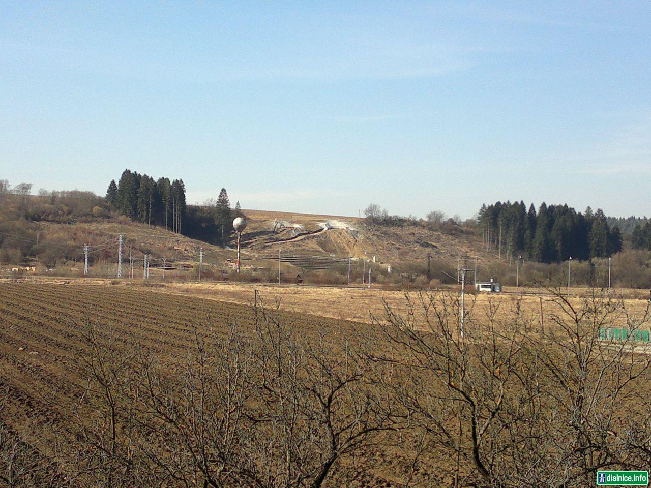 Tunel Žilina - vých. portál z I/64