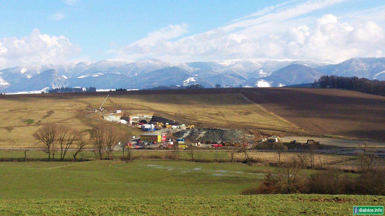 Tunel Žilina - západný portál