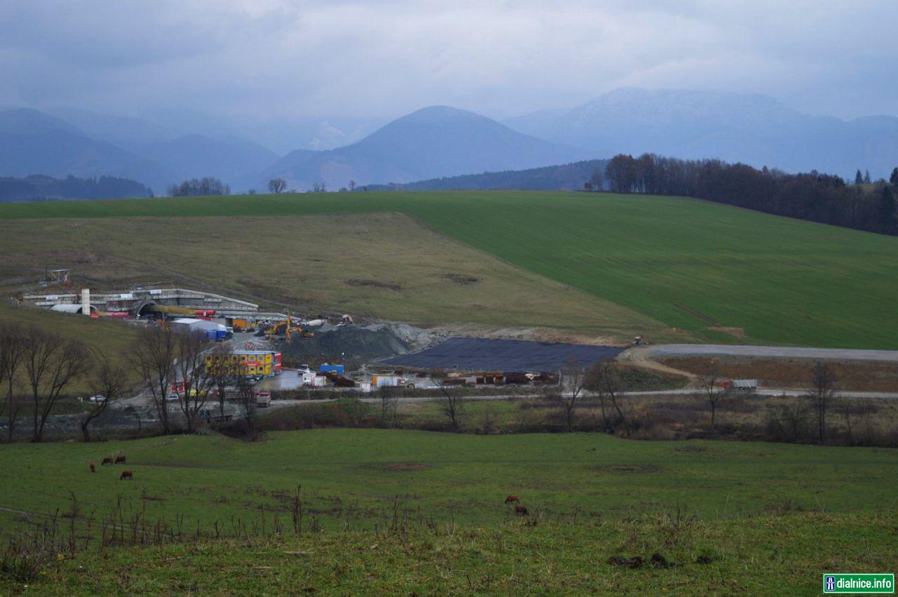 Tunel Zilina - západný portál