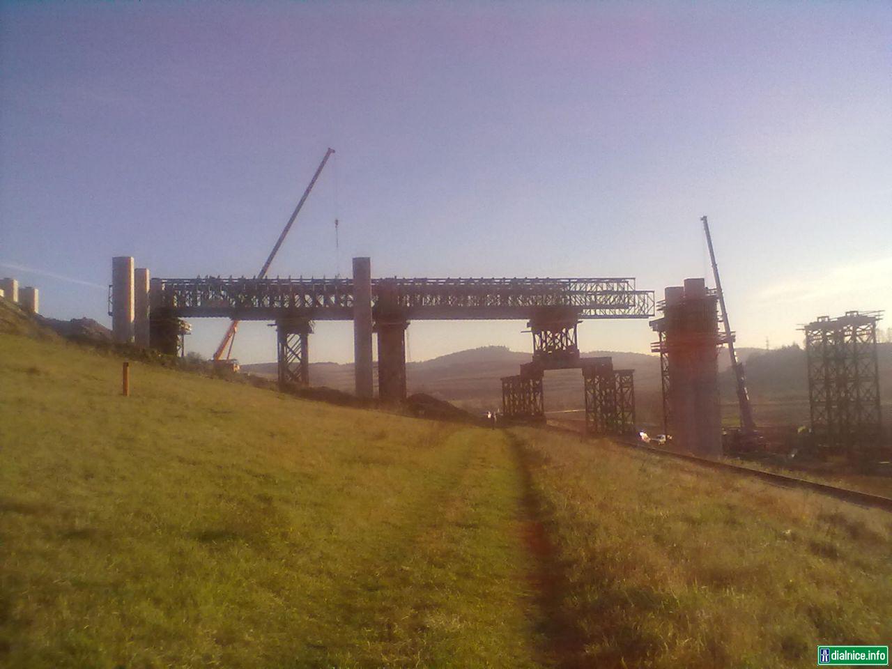 Most z tunela Šibeník smerom na Poprad.