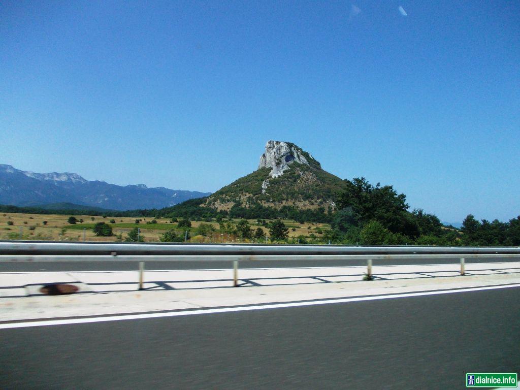 A1 za tunelo Sveti rok, smer Zagreb