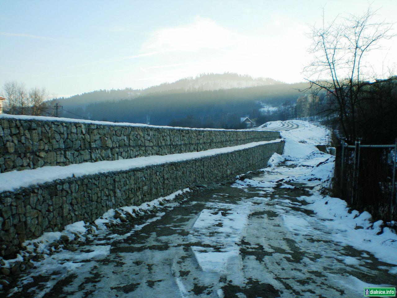 Obchvat Čadce 21.12.2013