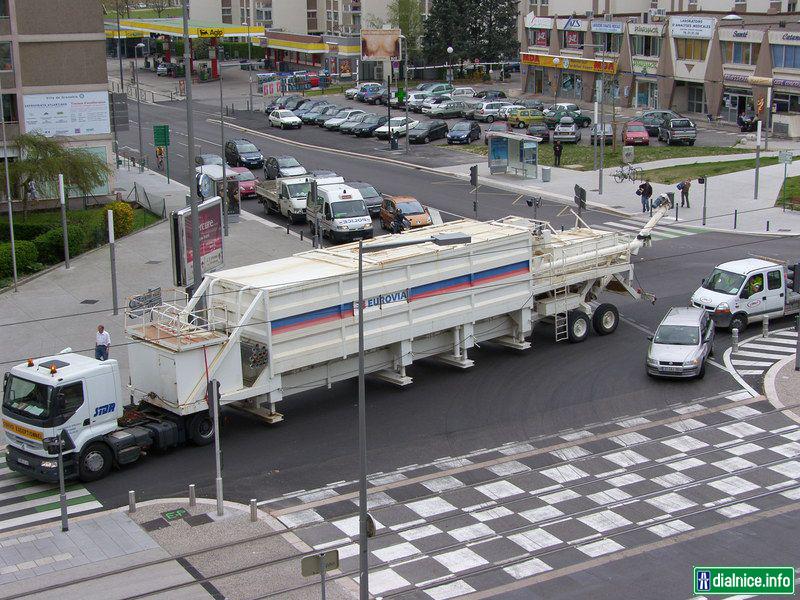 Transport mobilného staveniska