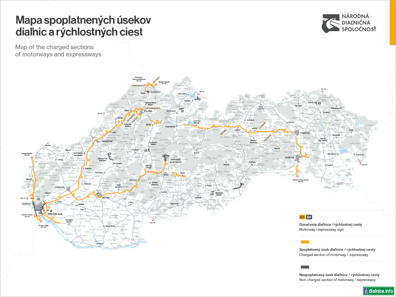 Mapa spoplatnenia