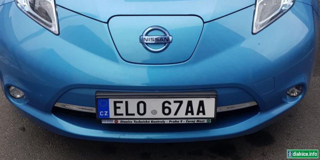 Elektromobily v ČR majú zvláštne tabuľky