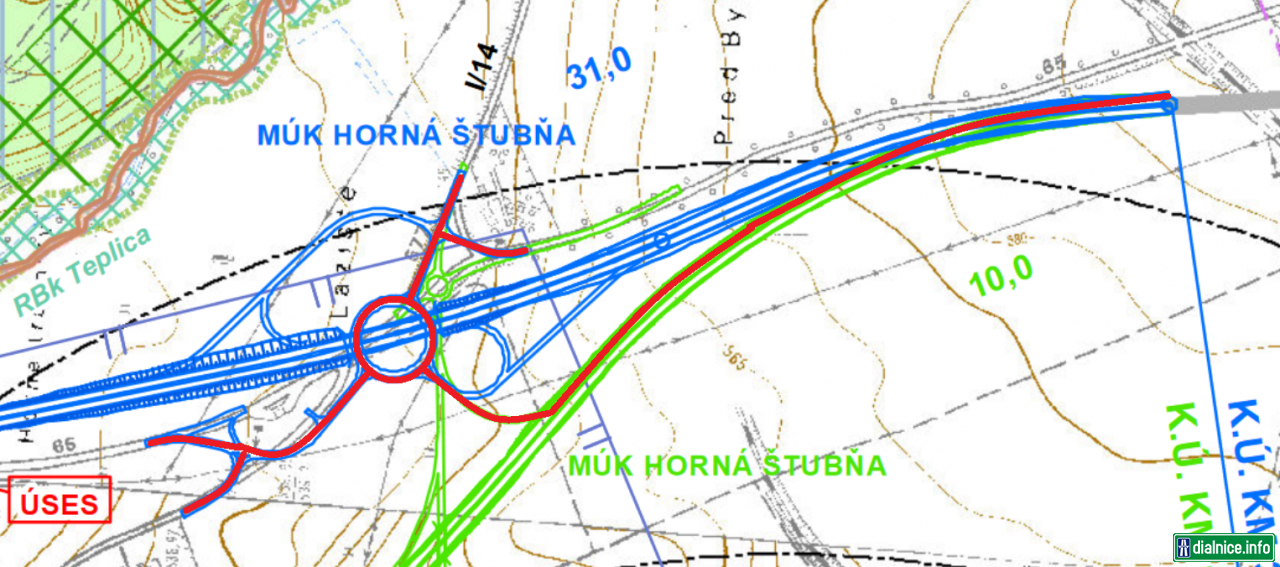 riešenie križovatky I/65 x I/14 s napojením na R3