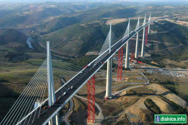 Stavebné práce napredujú - Viadukt Millau