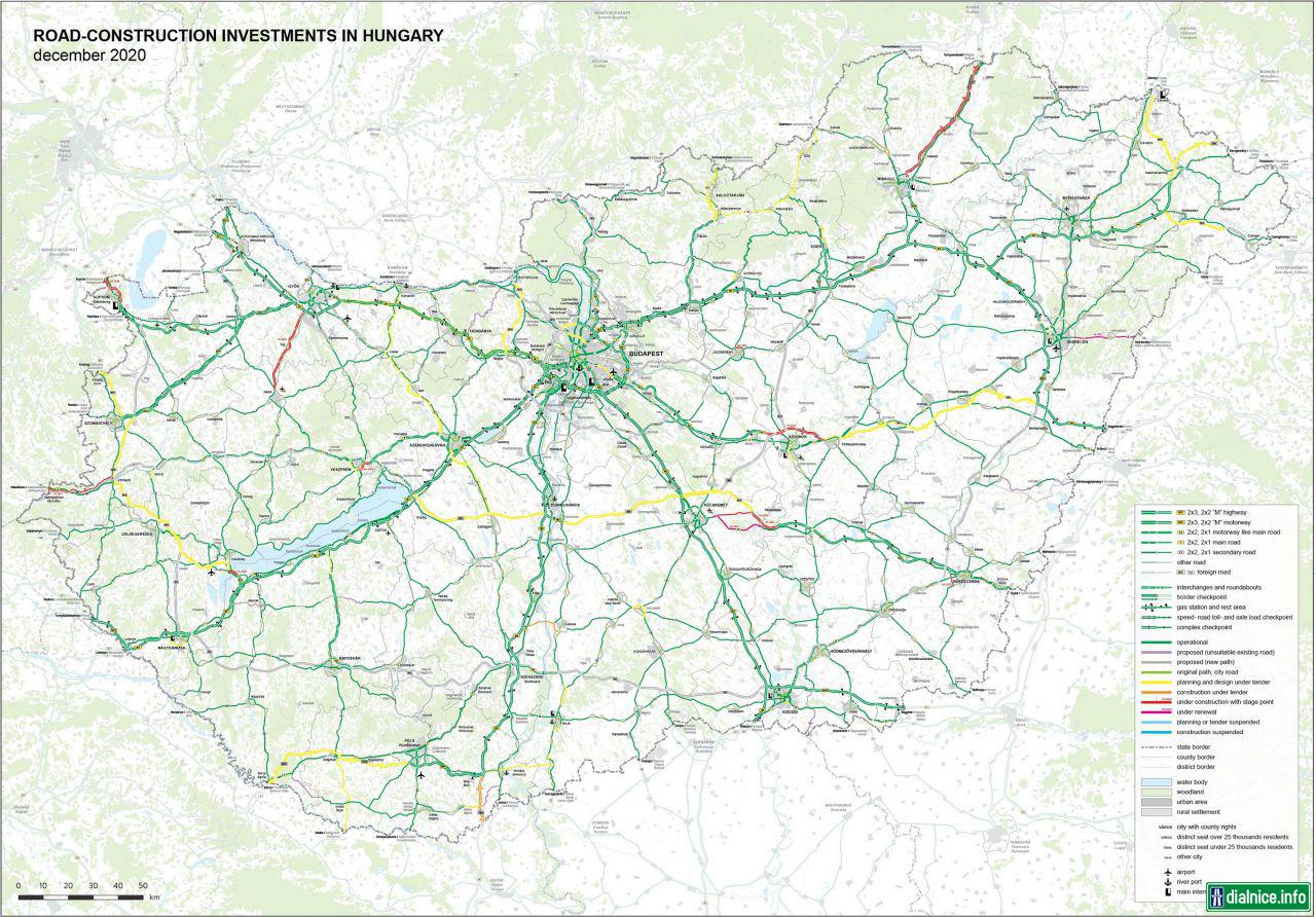 3468 Plány v maďarskej diaľničnej sieti