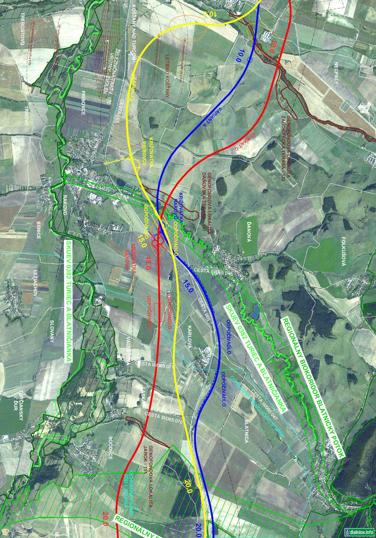 Rýchlostná cesta od D1 pri Martine po obchvat Horne Štubne, časť. 2