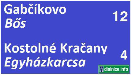 Gabčíkovo | Kostolné Kračany