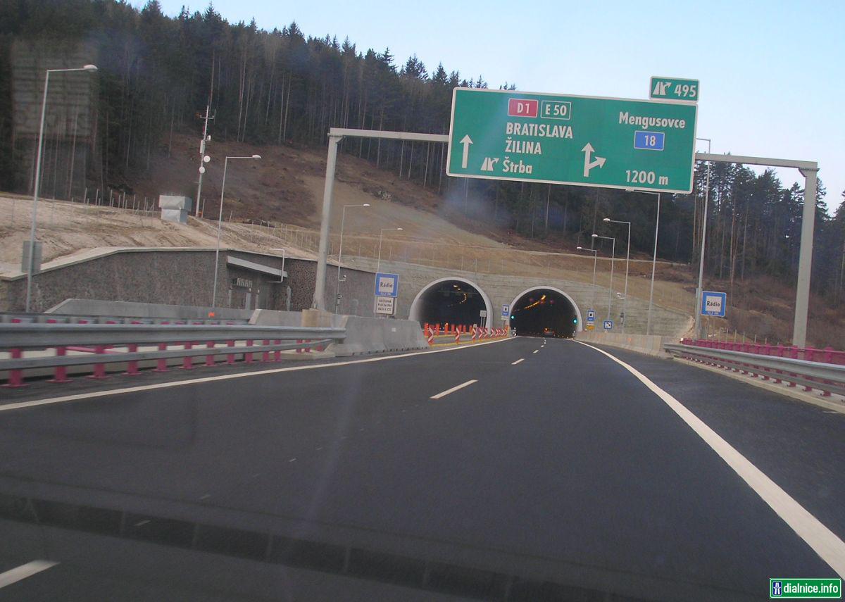 D1 Poprad - tunel Bôrik