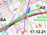 Stav ukladania nosníkov na SO 203 k 17.12.2021